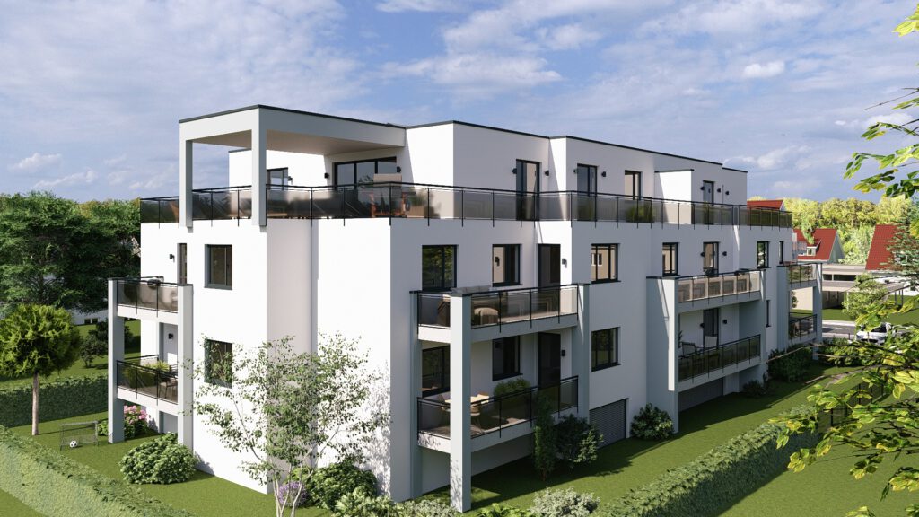 Visualisierung: Neubauprojekt Wohnen am Katerkamp in Emmerthal